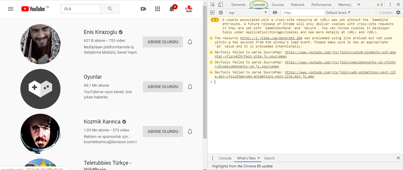 Youtube'da Toplu Şekilde Abonelikten Çıkma Youtube'da Toplu Şekilde Abonelikten Çıkma