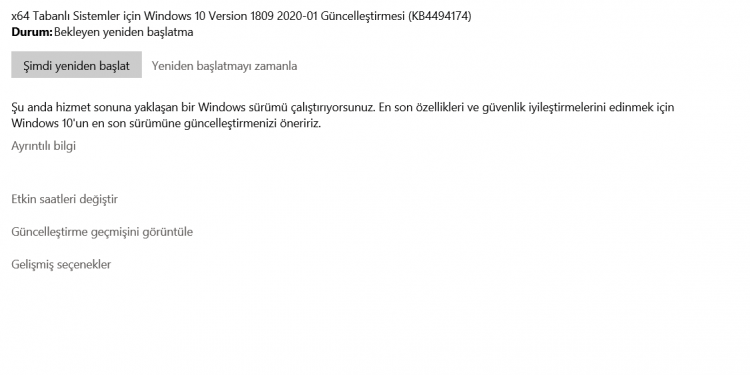Windows KB4557957 Güncellemesi Yayınlandı windows-update