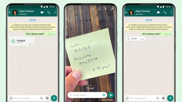 whatsapp bir kez görüntüle