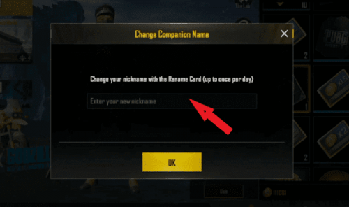 PUBG Şekilli Nick Yazma PUBG Şekilli Nick Yazma