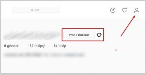 Instagram - Profili Düzenle