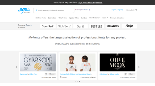 En İyi 10 Font Bulma Sitesi - Güncel Yazı Tipleri! Font Bulma Sitesi - Myfonts