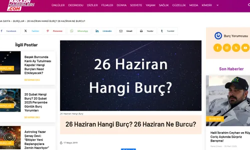 26 Haziran Hangi Burç? Yengeç Burcu’nun Yıldızlarla Olan Bağı
