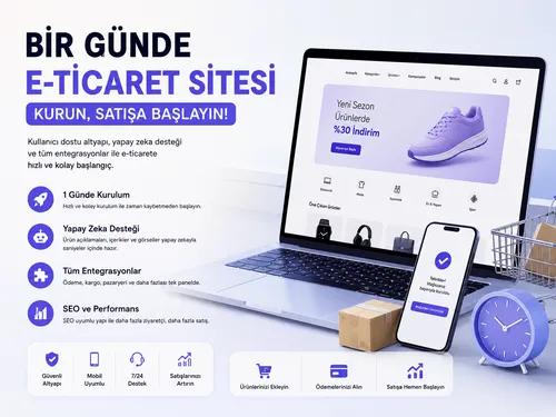 1 Günde E-ticaret Sitesi Kurma