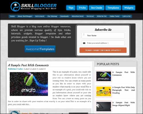 blogger tema