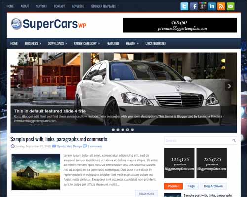 blogger tema