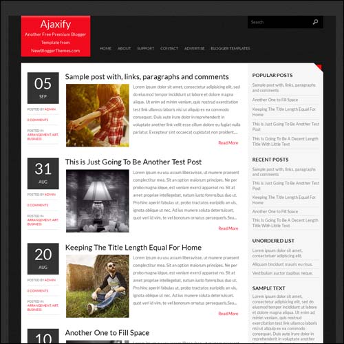 blogger tema