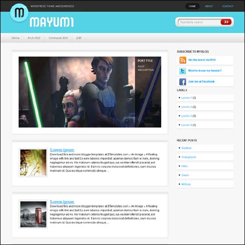 blogger tema