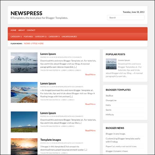 blogger tema