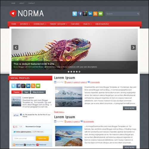 blogger tema