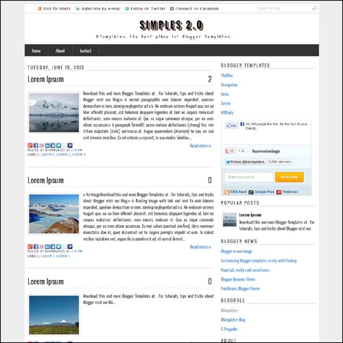blogger tema
