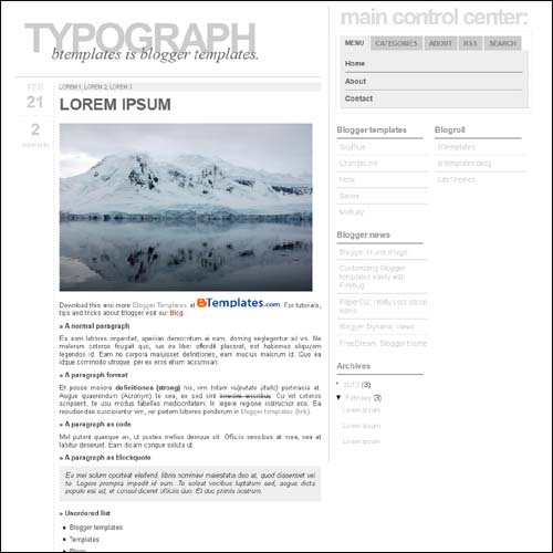 blogger tema