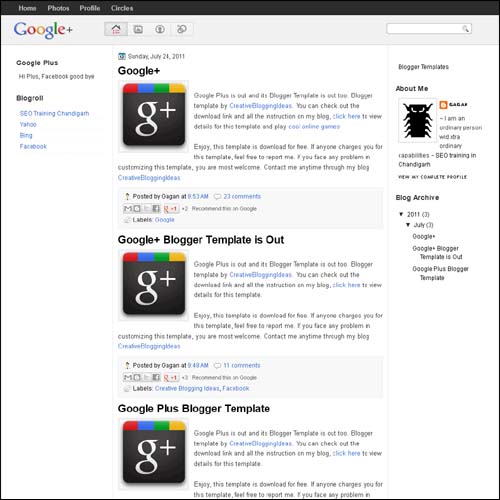 blogger tema