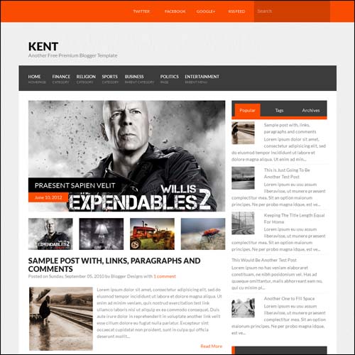 blogger tema