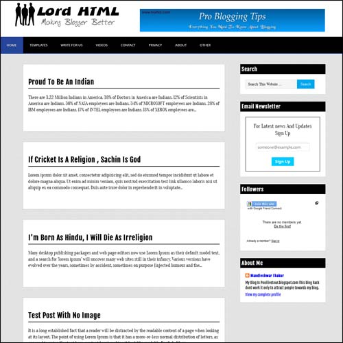 blogger tema
