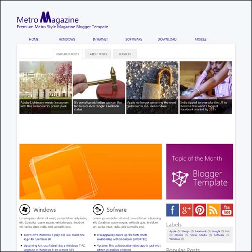 blogger tema