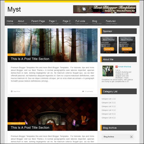 blogger tema