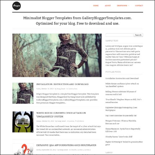 blogger tema
