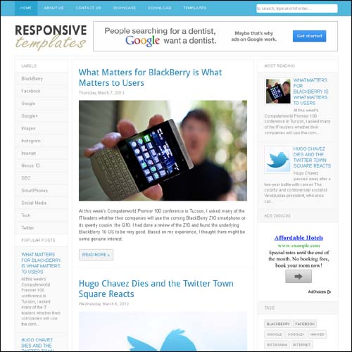 blogger tema