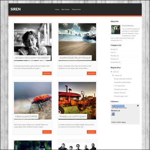 blogger tema