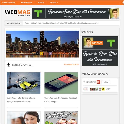 blogger tema
